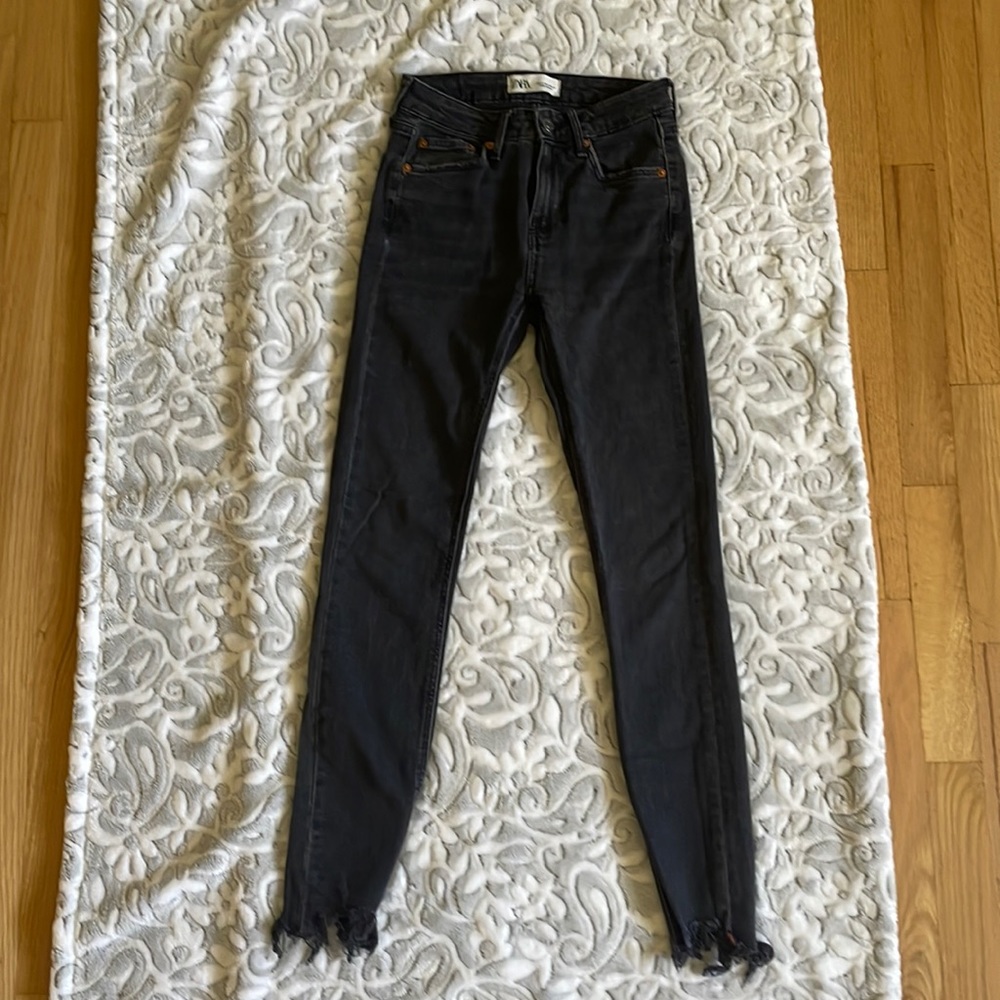 Zara black skinny jeans